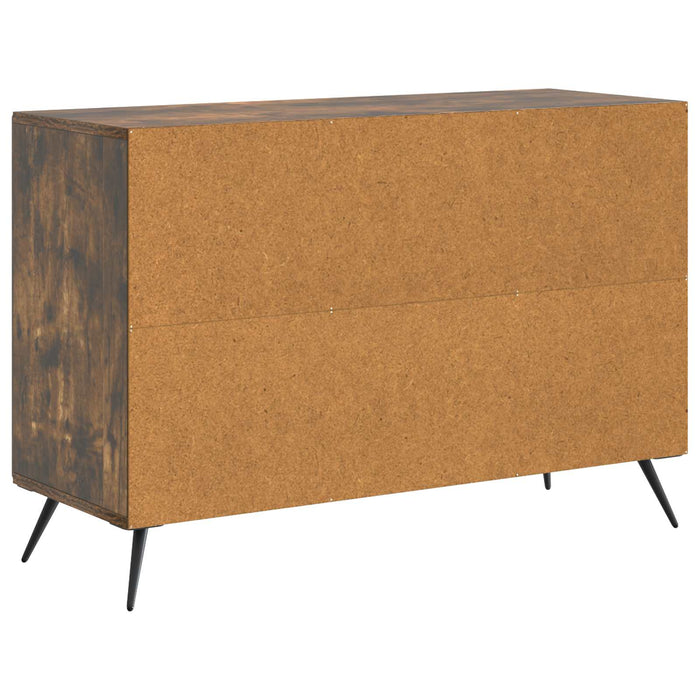 Bufet cu sertar Stejar fumuriu 89 x 34,5 x 60 cm Lemn prelucrat - WALTI WALTI