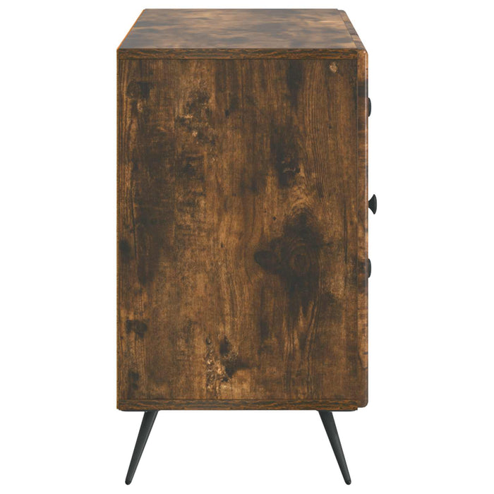 Bufet cu sertar Stejar fumuriu 89 x 34,5 x 60 cm Lemn prelucrat - WALTI WALTI