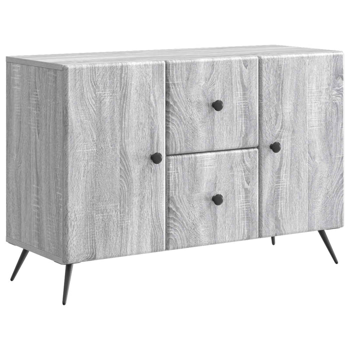 Bufet cu sertar Sonoma gri 89 x 34,5 x 60 cm Lemn prelucrat - WALTI WALTI