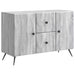 Bufet cu sertar Sonoma gri 89 x 34,5 x 60 cm Lemn prelucrat - WALTI WALTI