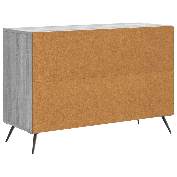 Bufet cu sertar Sonoma gri 89 x 34,5 x 60 cm Lemn prelucrat - WALTI WALTI