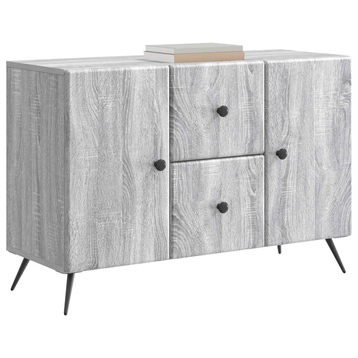 Bufet cu sertar Sonoma gri 89 x 34,5 x 60 cm Lemn prelucrat - WALTI WALTI