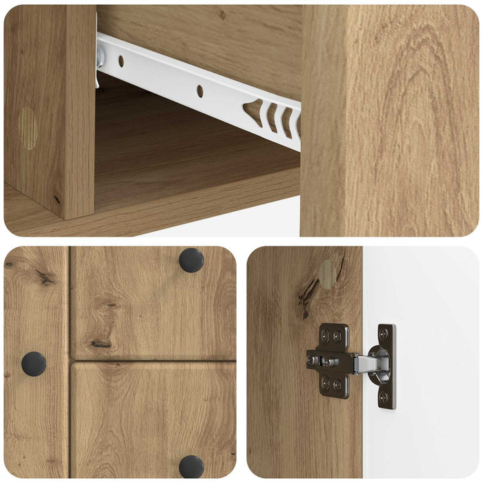 Bufet Stejar Artizanal 89 x 34,5 x 60 cm Lemn prelucrat - WALTI WALTI