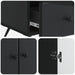 Bufet cu sertar Negru 66 x 34,5 x 95 cm Lemn prelucrat - WALTI WALTI