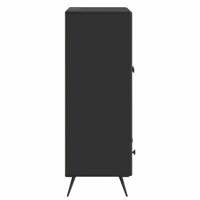 Bufet cu sertar Negru 66 x 34,5 x 95 cm Lemn prelucrat - WALTI WALTI