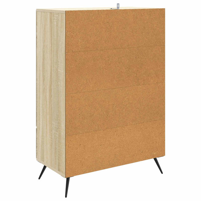 Bufet cu sertar Stejar Sonoma 66 x 34,5 x 95 cm Lemn prelucrat - WALTI WALTI