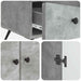 Bufet cu sertar Gri Beton 66 x 34,5 x 95 cm Lemn prelucrat - WALTI WALTI