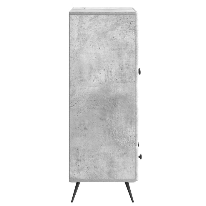 Bufet cu sertar Gri Beton 66 x 34,5 x 95 cm Lemn prelucrat - WALTI WALTI