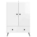 Bufet Alb foarte lucios 66 x 34,5 x 95 cm Lemn prelucrat - WALTI WALTI