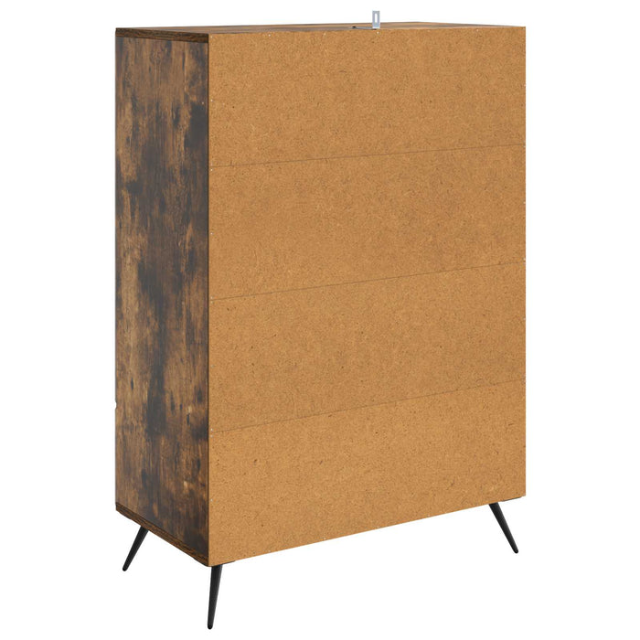Bufet cu sertar Stejar fumuriu 66 x 34,5 x 95 cm Lemn prelucrat - WALTI WALTI