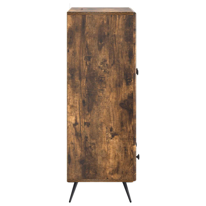 Bufet cu sertar Stejar fumuriu 66 x 34,5 x 95 cm Lemn prelucrat - WALTI WALTI