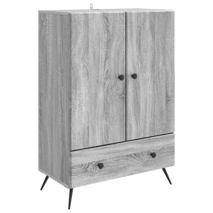 Bufet cu sertar Sonoma gri 66 x 34,5 x 95 cm Lemn prelucrat - WALTI WALTI