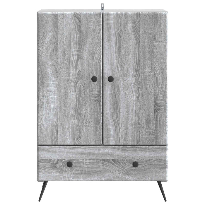 Bufet cu sertar Sonoma gri 66 x 34,5 x 95 cm Lemn prelucrat - WALTI WALTI