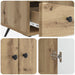 Bufet Stejar Artizanal 66 x 34,5 x 95 cm Lemn prelucrat - WALTI WALTI
