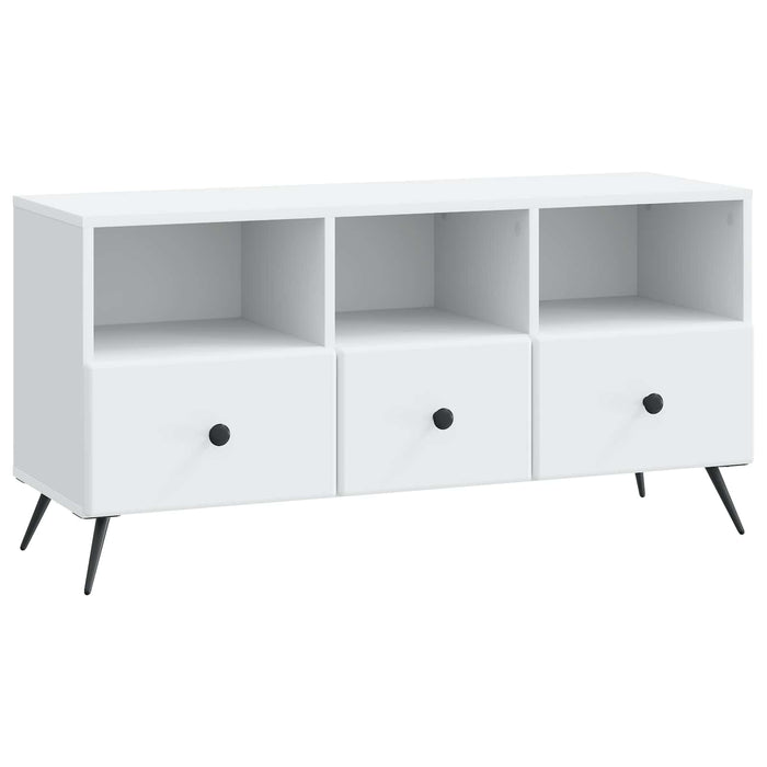 Cabinet TV cu sertar Alb 102 x 34,5 x 50 cm Lemn prelucrat - WALTI WALTI