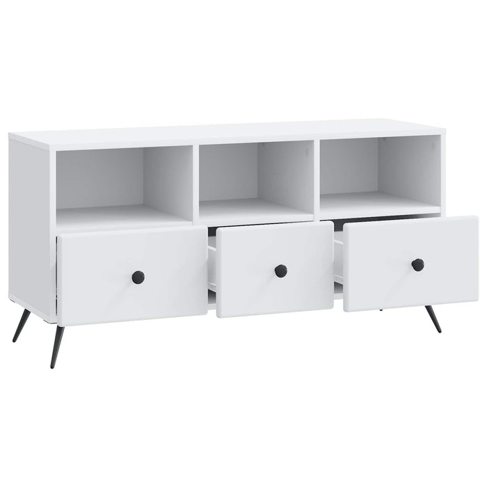 Cabinet TV cu sertar Alb 102 x 34,5 x 50 cm Lemn prelucrat - WALTI WALTI