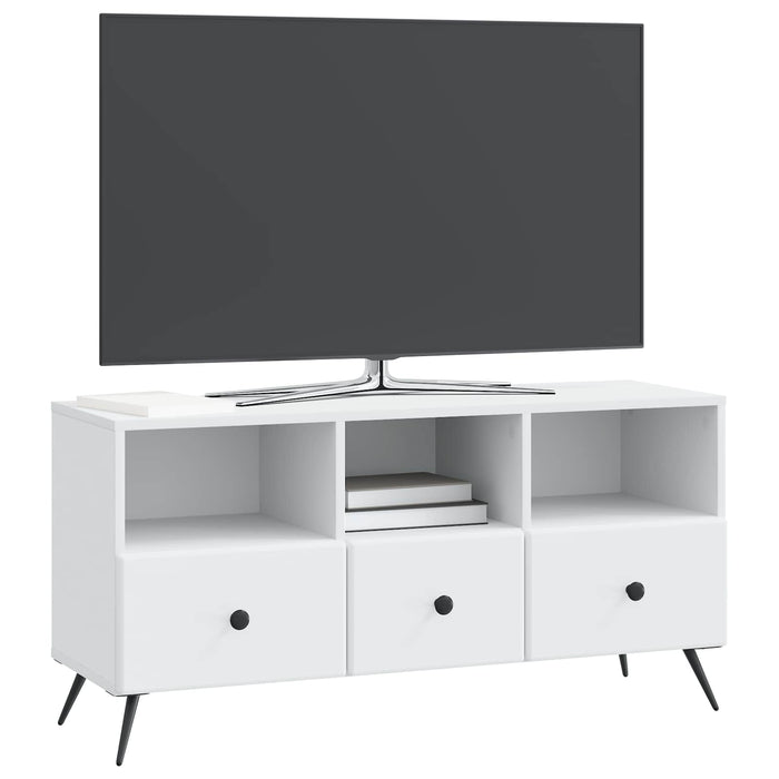 Cabinet TV cu sertar Alb 102 x 34,5 x 50 cm Lemn prelucrat - WALTI WALTI