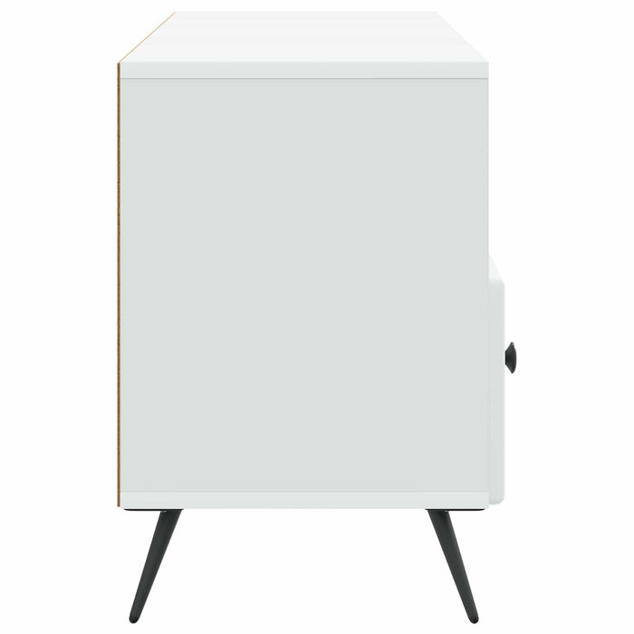 Cabinet TV cu sertar Alb 102 x 34,5 x 50 cm Lemn prelucrat - WALTI WALTI