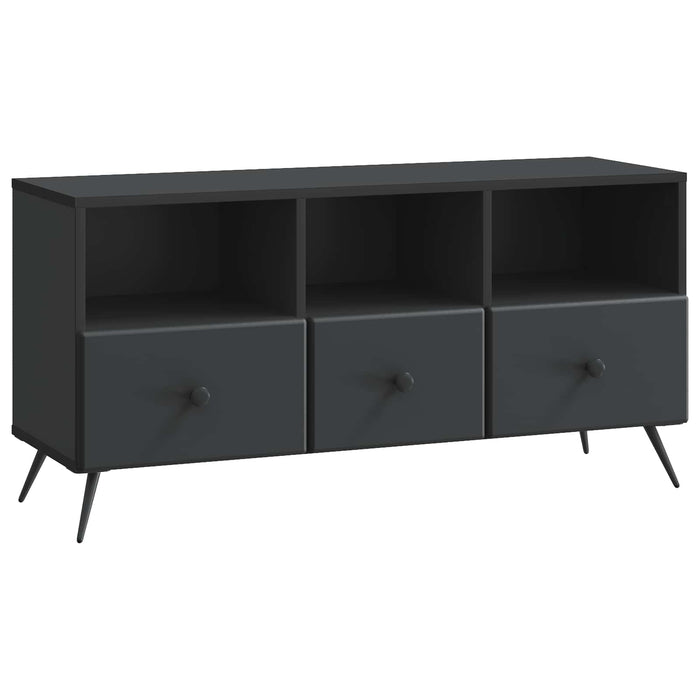 Cabinet TV cu sertar Negru 102 x 34,5 x 50 cm Lemn prelucrat - WALTI WALTI