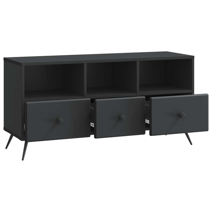 Cabinet TV cu sertar Negru 102 x 34,5 x 50 cm Lemn prelucrat - WALTI WALTI