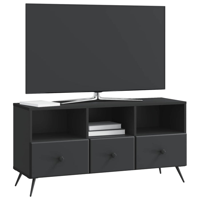 Cabinet TV cu sertar Negru 102 x 34,5 x 50 cm Lemn prelucrat - WALTI WALTI
