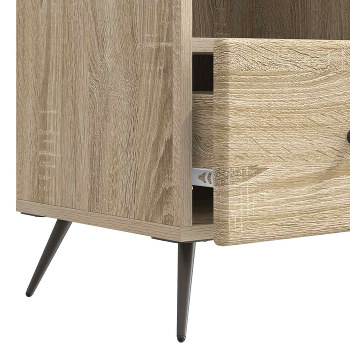 Cabinet TV Stejar Sonoma 102 x 34,5 x 50 cm Lemn prelucrat - WALTI WALTI