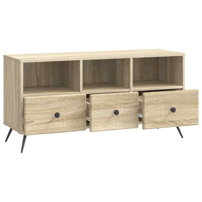 Cabinet TV Stejar Sonoma 102 x 34,5 x 50 cm Lemn prelucrat - WALTI WALTI