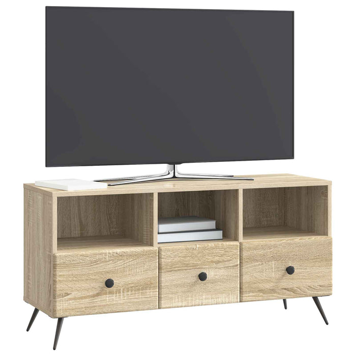 Cabinet TV Stejar Sonoma 102 x 34,5 x 50 cm Lemn prelucrat - WALTI WALTI