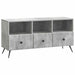 Cabinet TV Gri Beton 102 x 34,5 x 50 cm Lemn prelucrat - WALTI WALTI