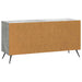 Cabinet TV Gri Beton 102 x 34,5 x 50 cm Lemn prelucrat - WALTI WALTI