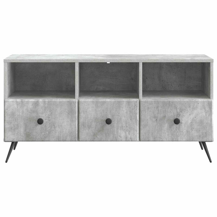 Cabinet TV Gri Beton 102 x 34,5 x 50 cm Lemn prelucrat - WALTI WALTI