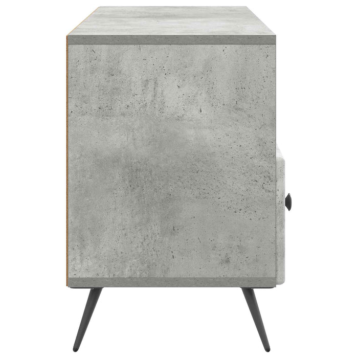 Cabinet TV Gri Beton 102 x 34,5 x 50 cm Lemn prelucrat - WALTI WALTI