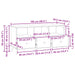 Cabinet TV Gri Beton 102 x 34,5 x 50 cm Lemn prelucrat - WALTI WALTI