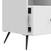 Cabinet TV Alb foarte lucios 102 x 34,5 x 50 cm Lemn prelucrat - WALTI WALTI