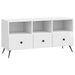 Cabinet TV Alb foarte lucios 102 x 34,5 x 50 cm Lemn prelucrat - WALTI WALTI