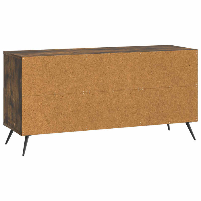 Cabinet TV Stejar fumuriu 102 x 34,5 x 50 cm Lemn prelucrat - WALTI WALTI