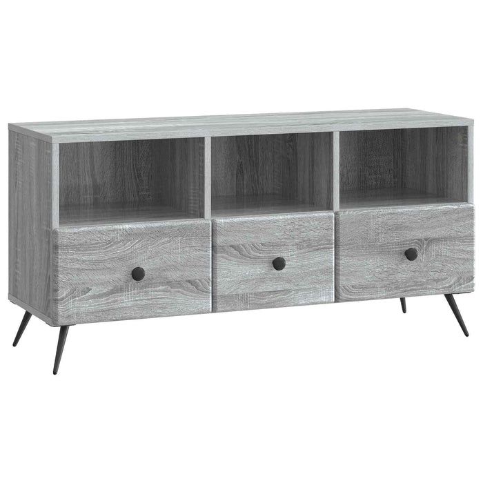 Cabinet TV Sonoma gri 102 x 34,5 x 50 cm Lemn prelucrat - WALTI WALTI