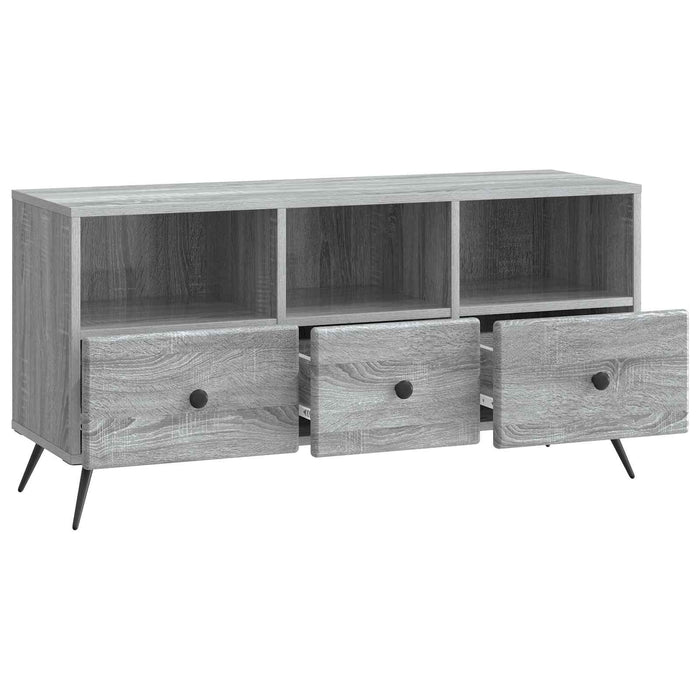 Cabinet TV Sonoma gri 102 x 34,5 x 50 cm Lemn prelucrat - WALTI WALTI