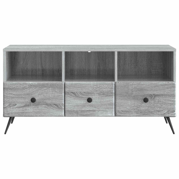 Cabinet TV Sonoma gri 102 x 34,5 x 50 cm Lemn prelucrat - WALTI WALTI