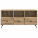 Cabinet TV Stejar Artizanal 102 x 34,5 x 50 cm Lemn prelucrat - WALTI WALTI