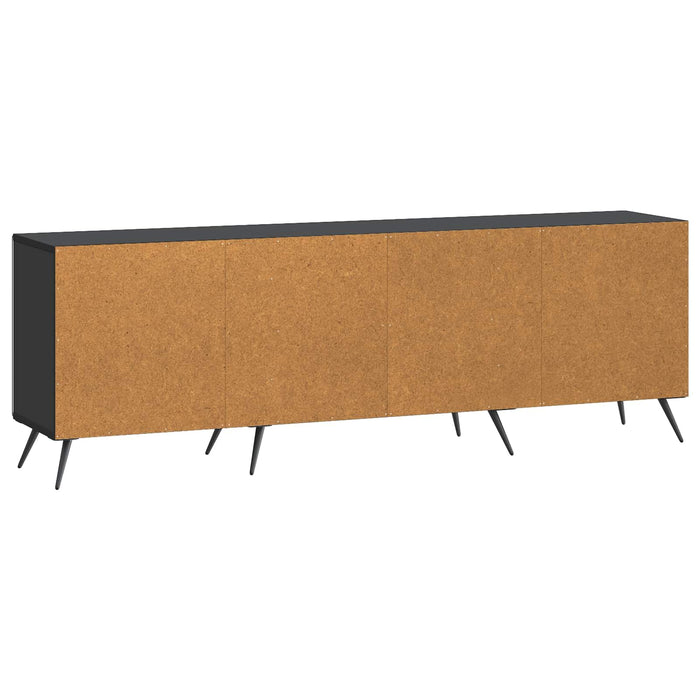Cabinet TV Negru 150 x 31 x 50 cm Lemn prelucrat - WALTI WALTI