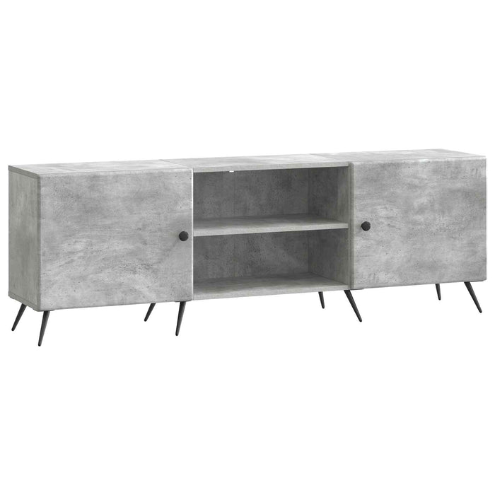 Cabinet TV Gri Beton 150 x 31 x 50 cm Lemn prelucrat - WALTI WALTI