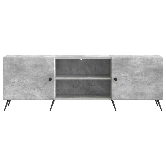 Cabinet TV Gri Beton 150 x 31 x 50 cm Lemn prelucrat - WALTI WALTI