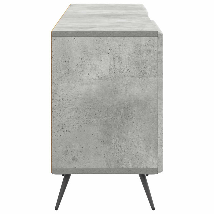 Cabinet TV Gri Beton 150 x 31 x 50 cm Lemn prelucrat - WALTI WALTI