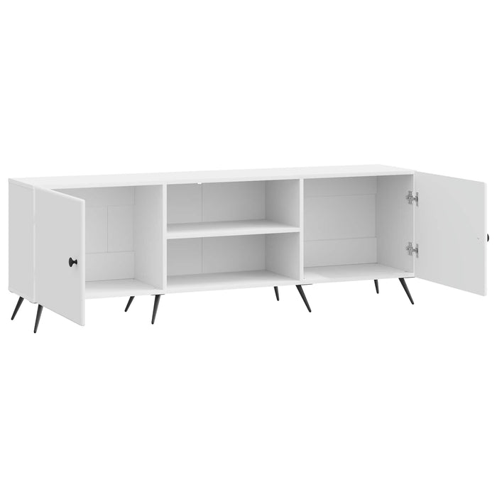 Cabinet TV Alb foarte lucios 150 x 31 x 50 cm Lemn prelucrat - WALTI WALTI