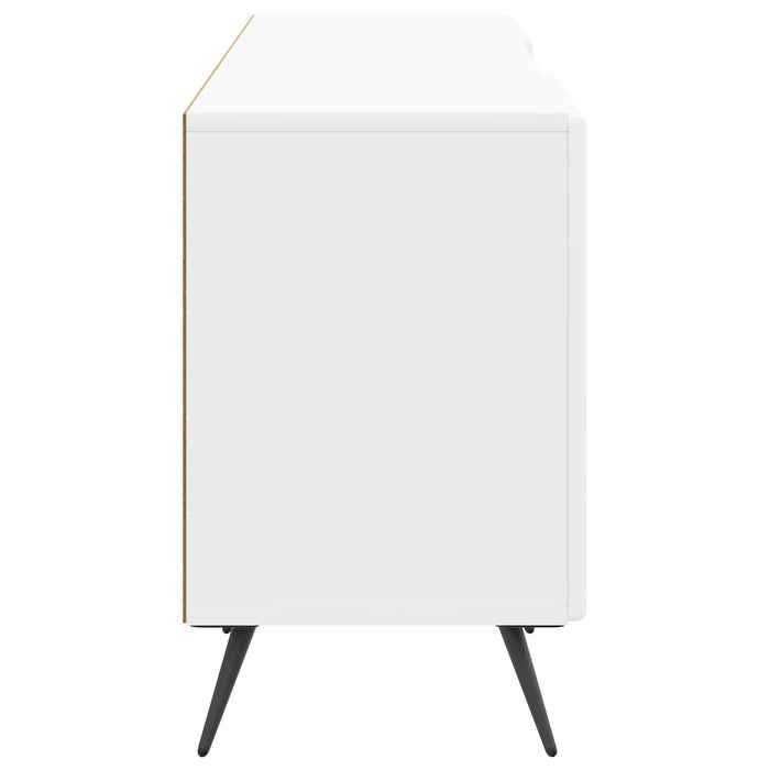 Cabinet TV Alb foarte lucios 150 x 31 x 50 cm Lemn prelucrat - WALTI WALTI