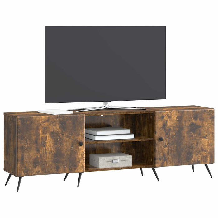 Cabinet TV Stejar fumuriu 150 x 31 x 50 cm Lemn prelucrat - WALTI WALTI