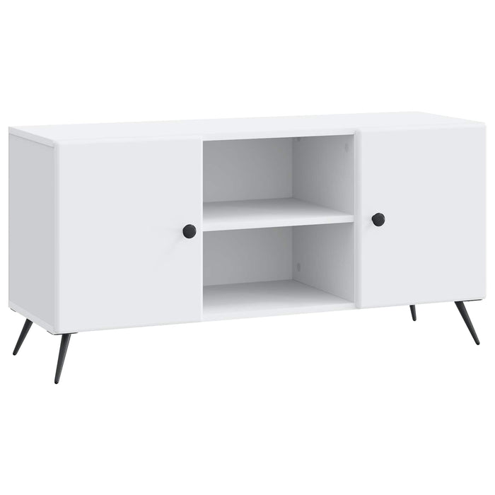 Cabinet TV Alb 102 x 34,5 x 50 cm Lemn prelucrat - WALTI WALTI