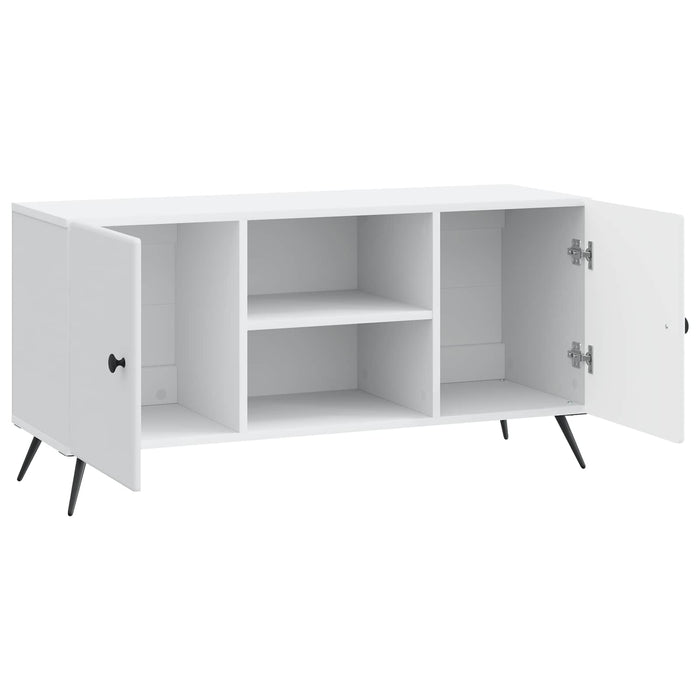Cabinet TV Alb 102 x 34,5 x 50 cm Lemn prelucrat - WALTI WALTI