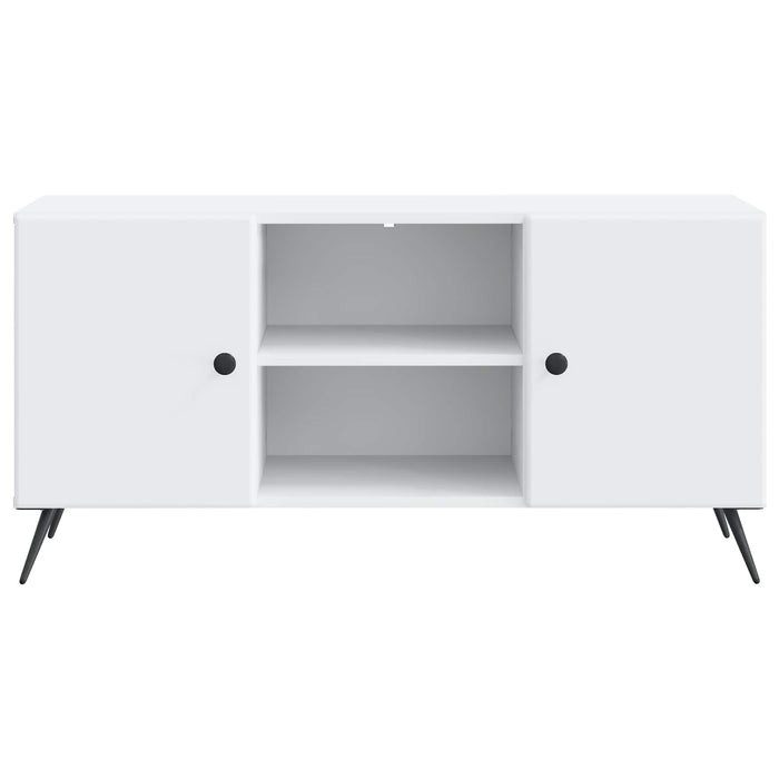 Cabinet TV Alb 102 x 34,5 x 50 cm Lemn prelucrat - WALTI WALTI